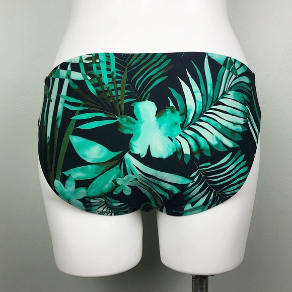 Jantzen Leafy Tropical Palm Tab-Side Bikini Bottom - Picture 6 of 10